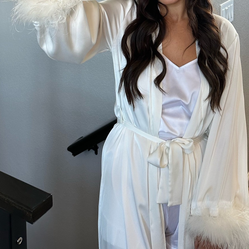 Ciara Robe - white long (The Robe ua) - Picture 2 of 3